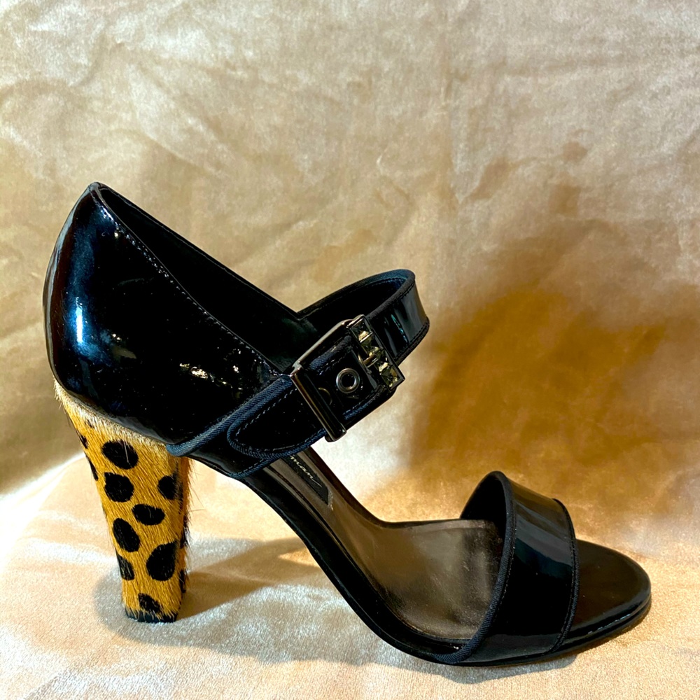 Beverly Feldman pony hair pumps